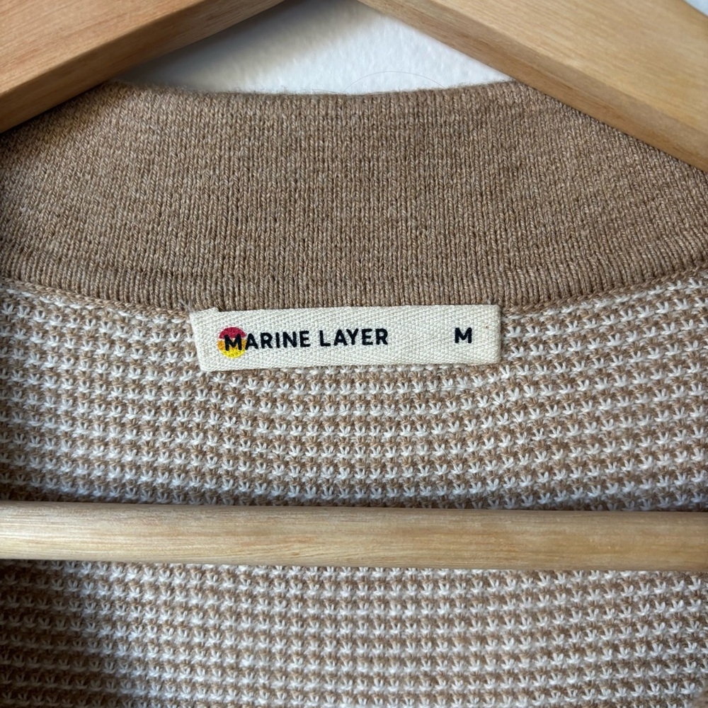 Marine Layer Liam Short Sleeve Sweater Polo - Picture 5 of 8